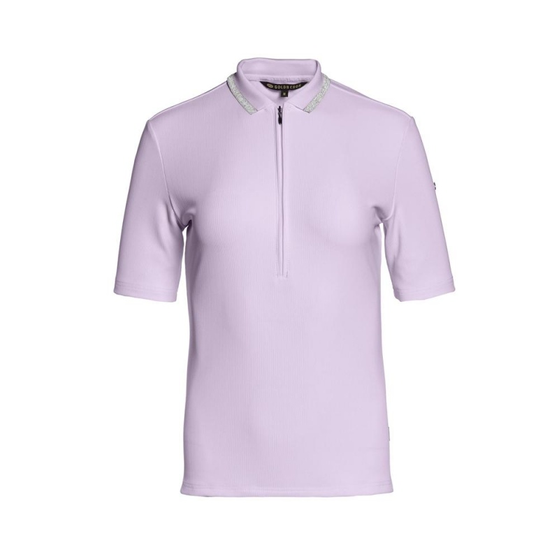 Goldbergh CASSIA short sleeve T-Shirts Lila | LZICOU401