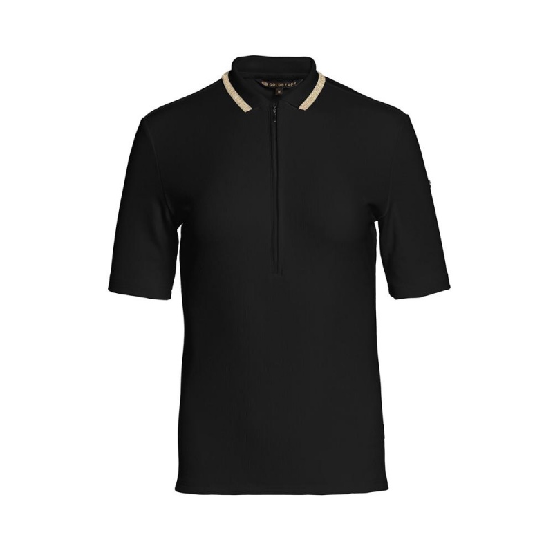 Goldbergh CASSIA short sleeve T-Shirts Schwarz | DPEAIZ451