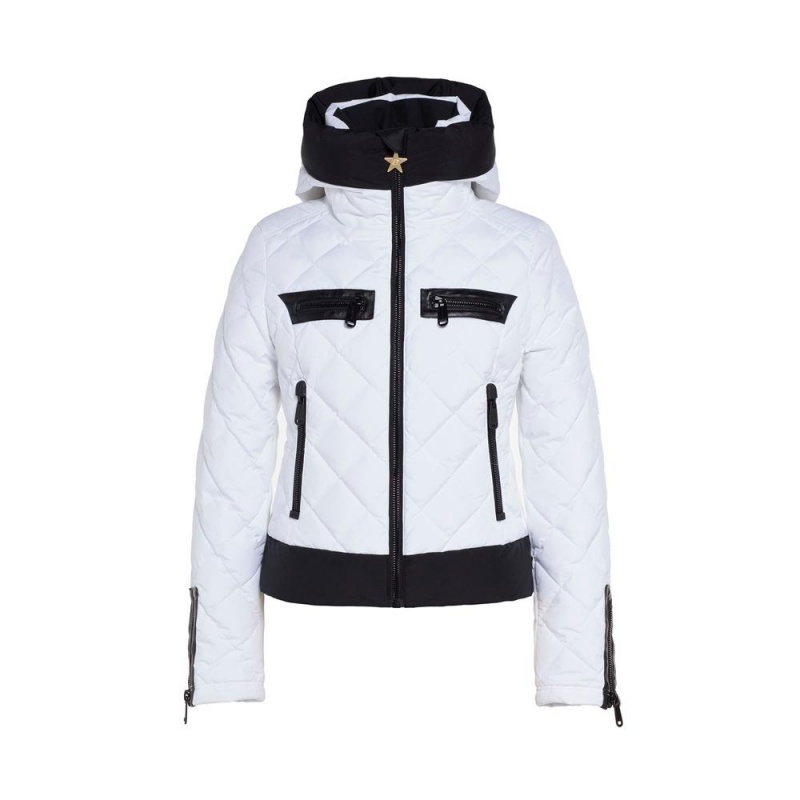 Goldbergh CECILE Skijacke Weiß | YPQKRF493
