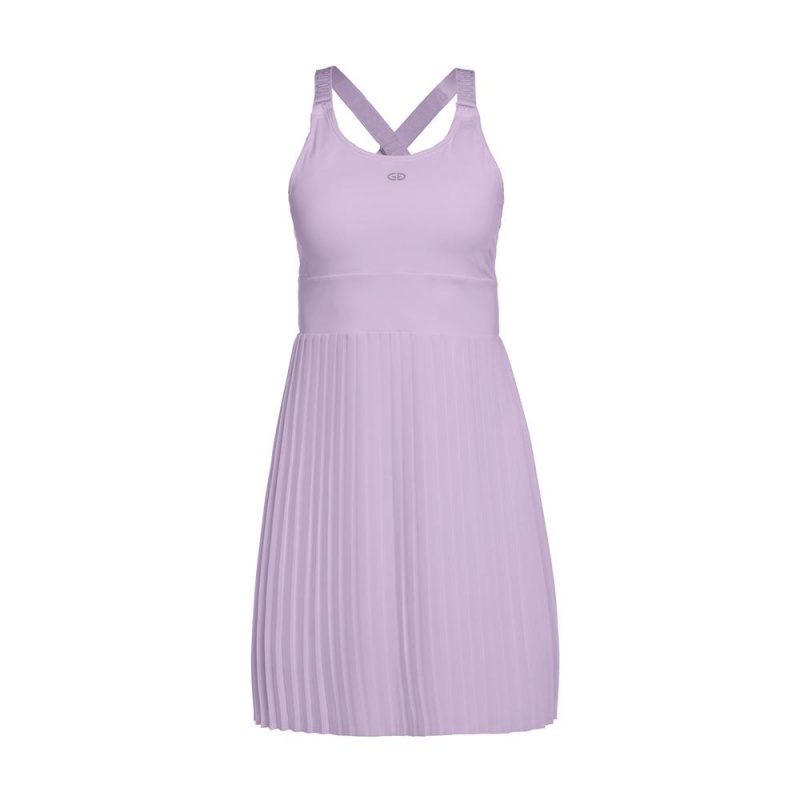 Goldbergh CHEER with inner short Kleider Lila | EWHBDQ052
