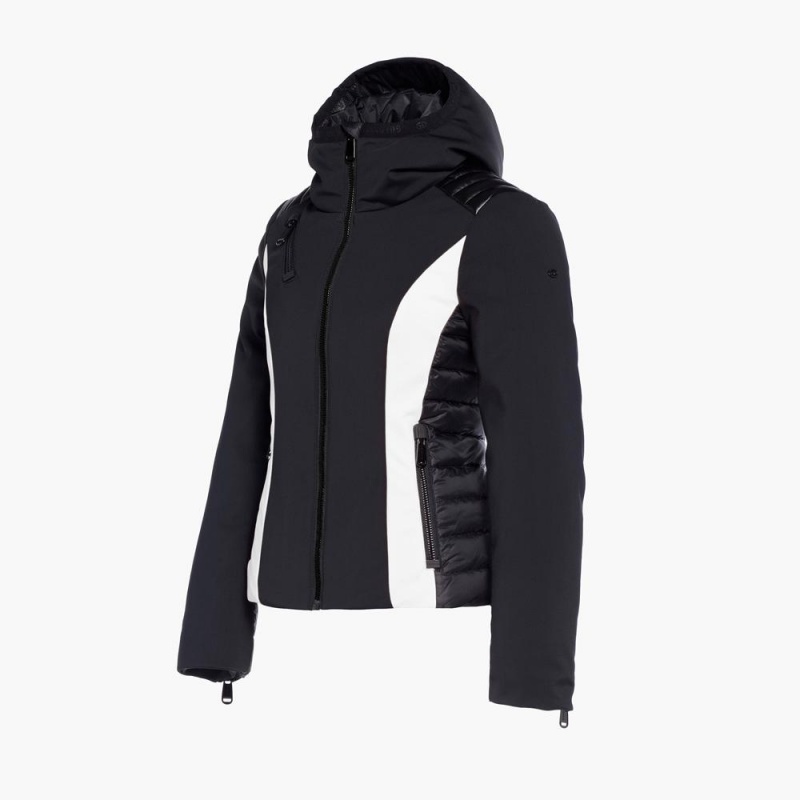 Goldbergh CLASSY Skijacke Schwarz Weiß | BJIYWX682