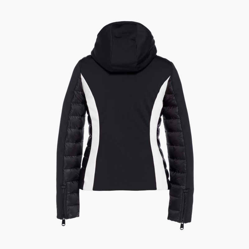 Goldbergh CLASSY Skijacke Schwarz Weiß | BJIYWX682