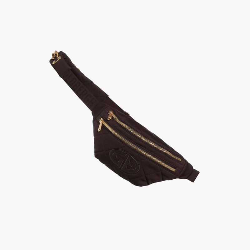 Goldbergh COL Bauchtasche Dunkelbraun | SYTUJF739