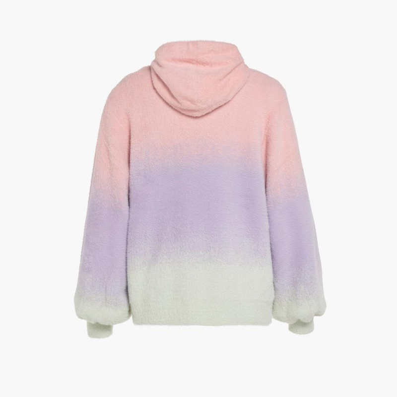 Goldbergh DESIRE hooded knit Hoodie Pink/Purple | NJMAXG695