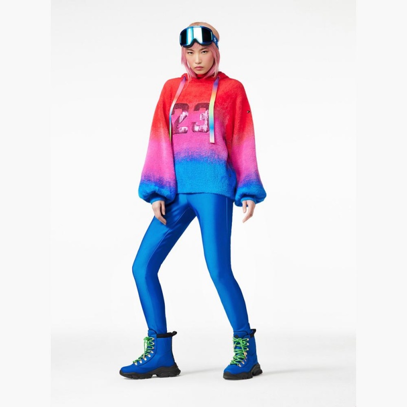 Goldbergh DESIRE hooded knit Hoodie Rot | NXRUOY241