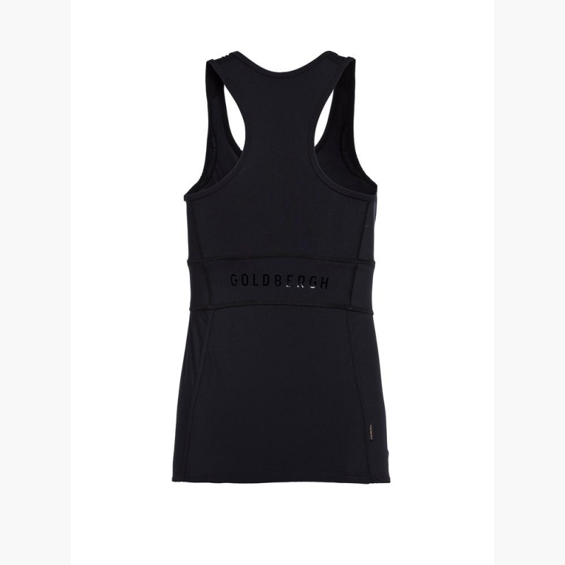 Goldbergh FARRAH with cups Tanktop Schwarz | EYPKZG524