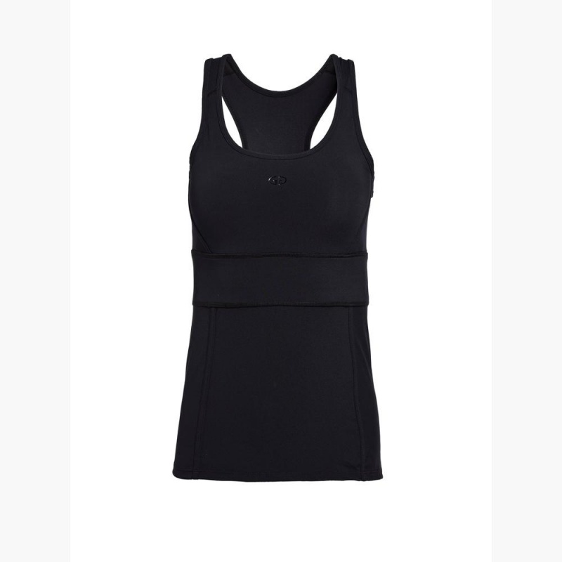 Goldbergh FARRAH with cups Tanktop Schwarz | EYPKZG524