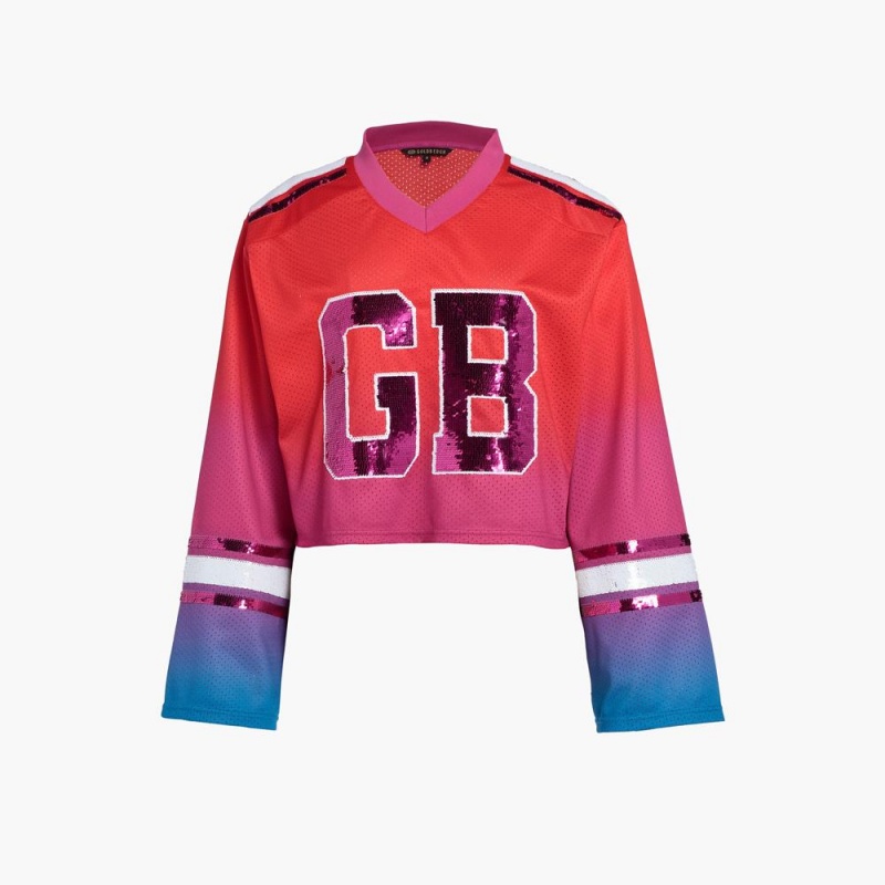 Goldbergh FLOW long sleeve Ski Oberteil Rot | DHKMAS653