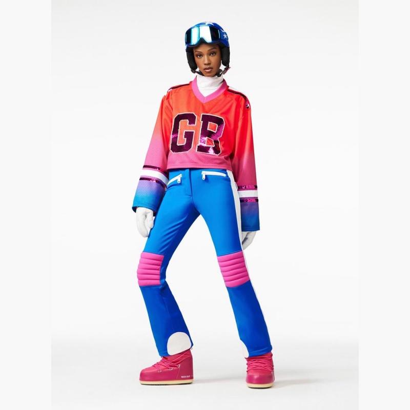 Goldbergh FLOW long sleeve Ski Oberteil Rot | DHKMAS653