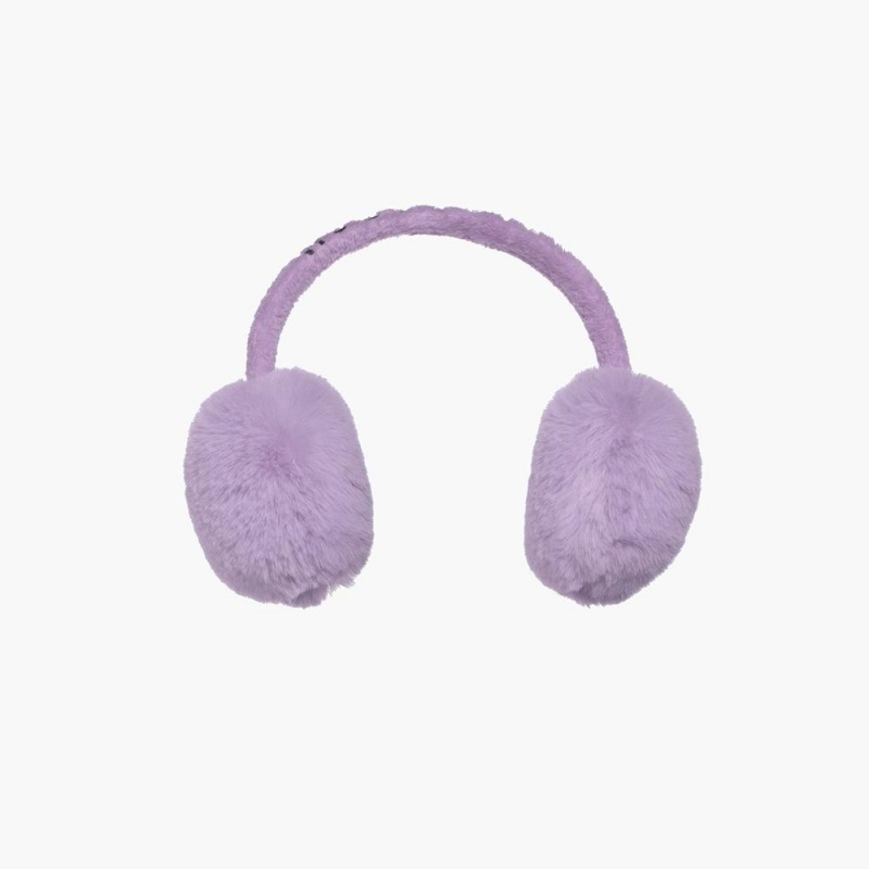 Goldbergh FLUFFY faux fur Ohrenwärmer Lila | CNWPUY145