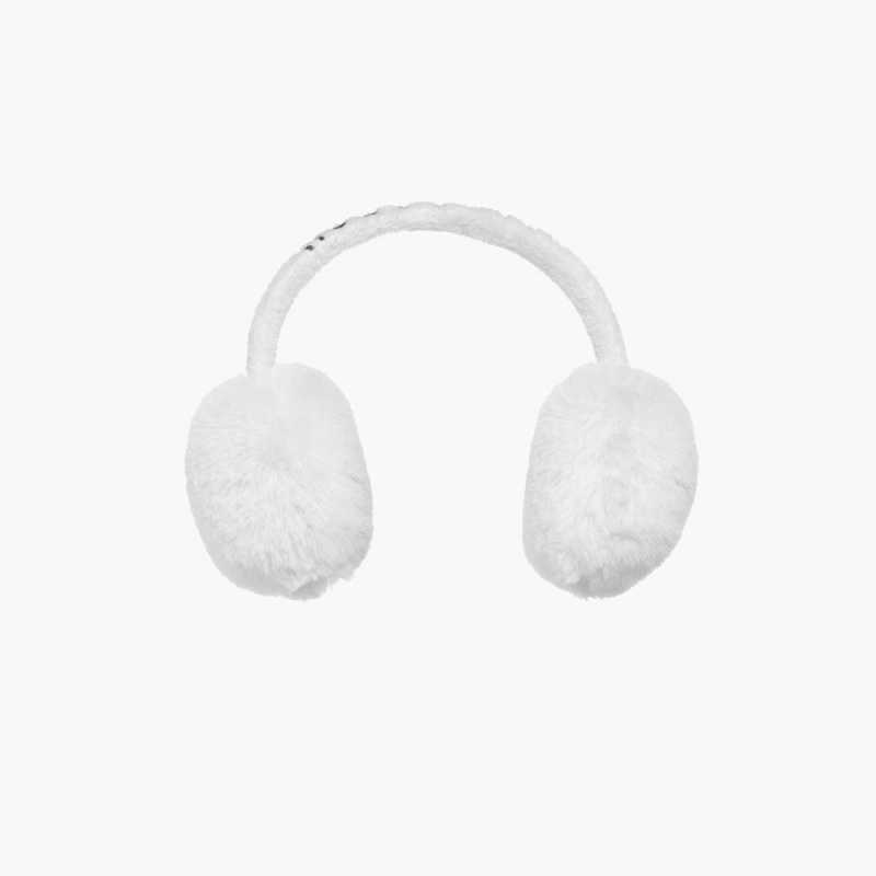 Goldbergh FLUFFY faux fur Ohrenwärmer Weiß | IHVTGZ092
