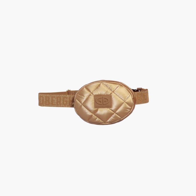 Goldbergh FRENCH Bauchtasche Gold | GAWQLS983