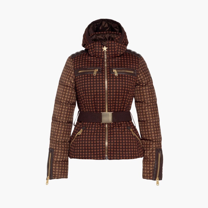 Goldbergh GALAXY Skijacke Dunkelbraun | MITZLU852