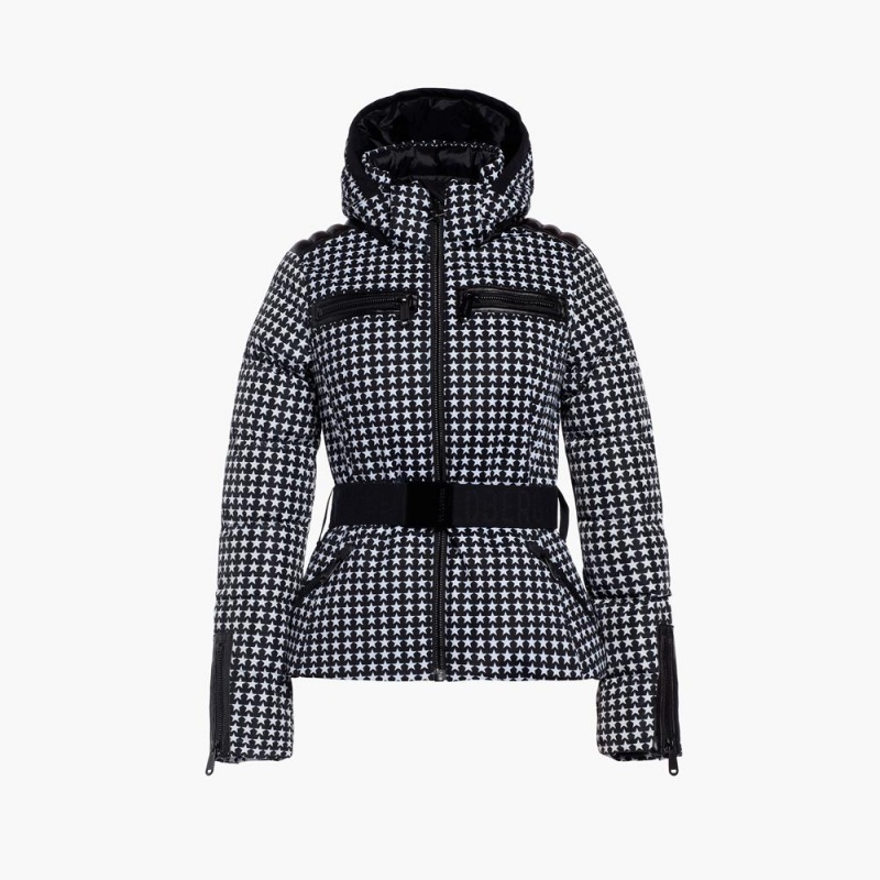 Goldbergh GALAXY Skijacke Schwarz Weiß | FOQLEU951