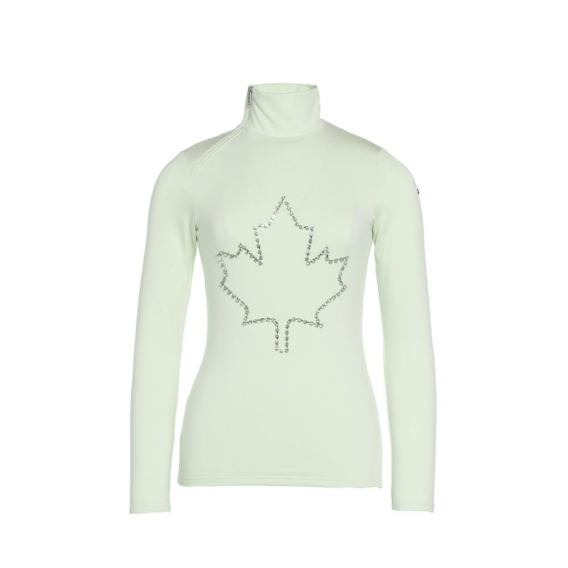 Goldbergh GEMSTONE Ski Pully Mintfarben | ZMXJFT197