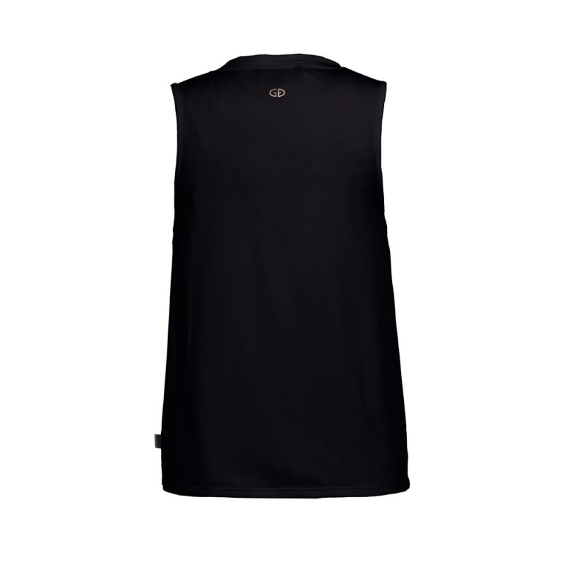 Goldbergh GIGI sleeveless Tanktop Schwarz | HZGWFR891