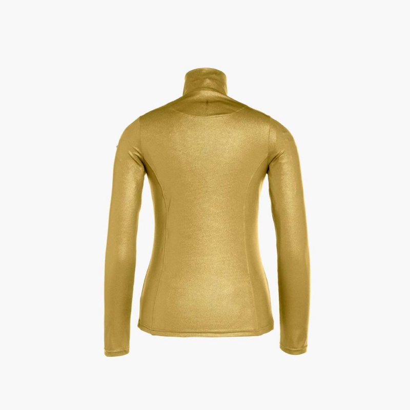 Goldbergh GLAMOUR Ski Pully Gold | BIRMHV847