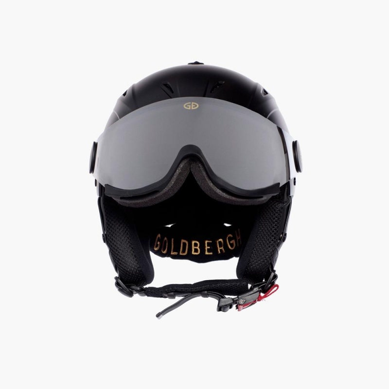 Goldbergh GLAM visor Skihelm Schwarz | YOJBXI572