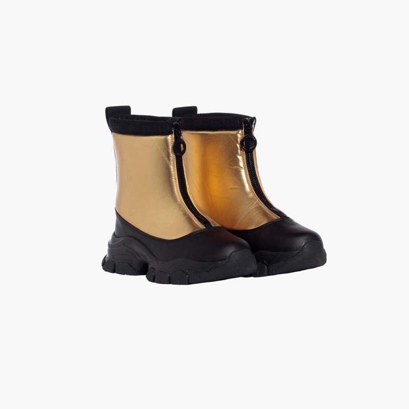 Goldbergh GLINT Schneestiefel Gold | DQGJPX234