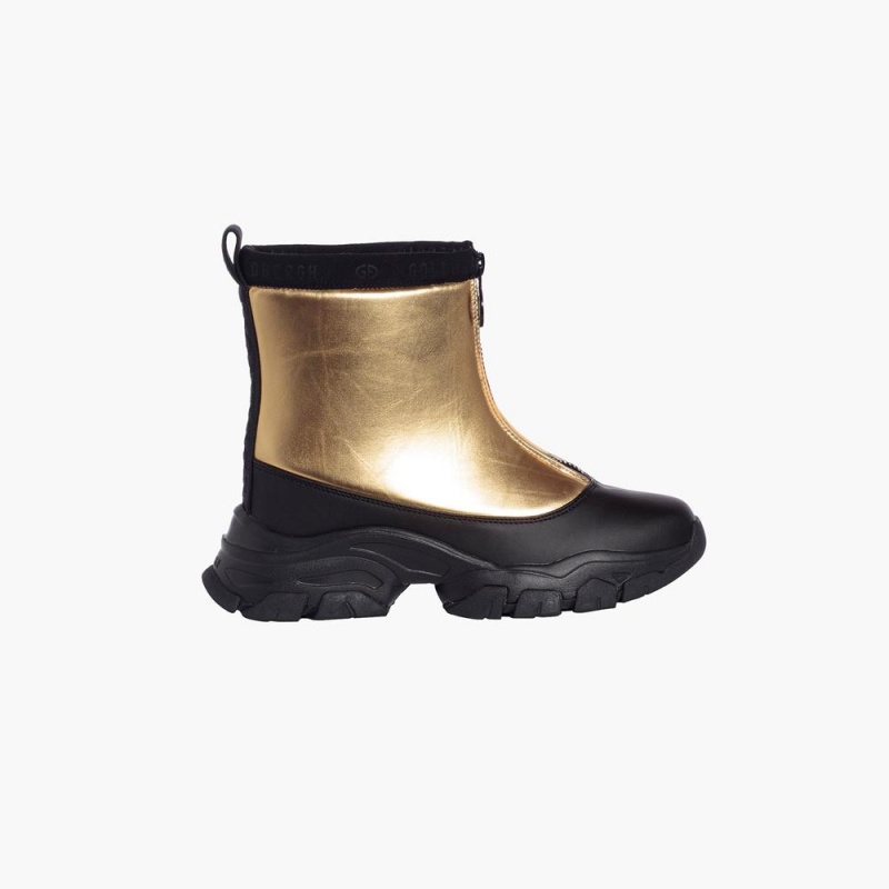 Goldbergh GLINT Schneestiefel Gold | DQGJPX234