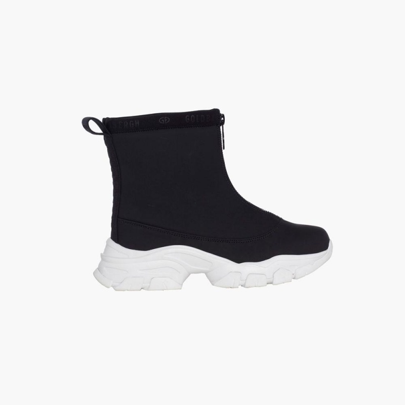 Goldbergh GLINT Schneestiefel Schwarz Weiß | KIUYSX631