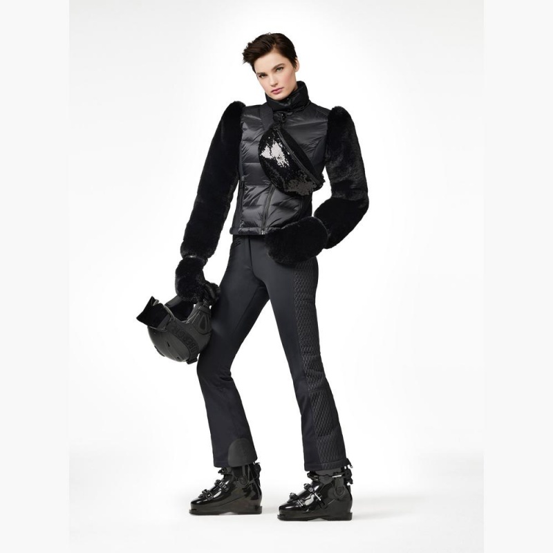 Goldbergh GLITTER Bauchtasche Schwarz | XELYBO893