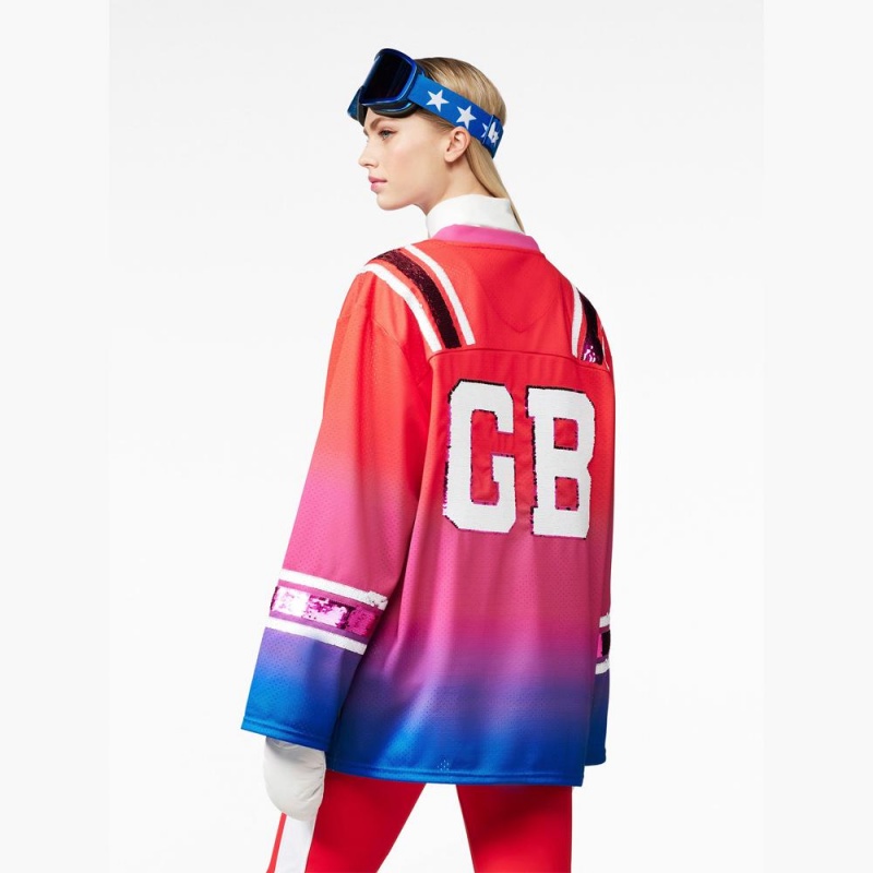 Goldbergh GO long sleeve Ski Oberteil Rot | FPKLMG106