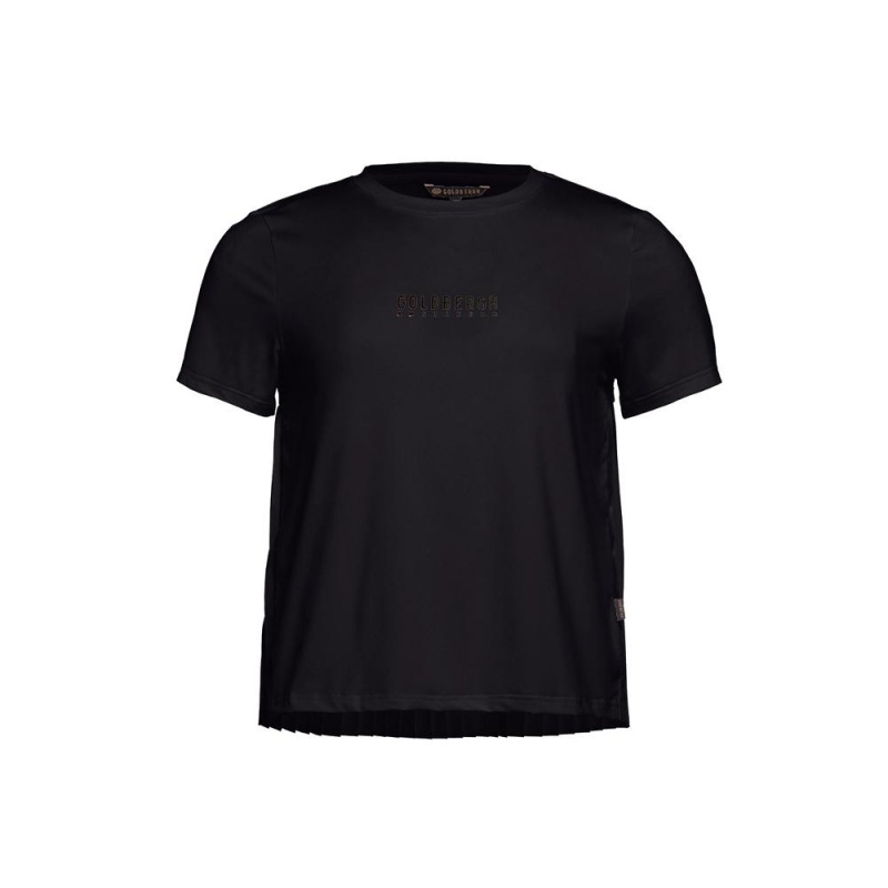 Goldbergh GROOVE short sleeve T-Shirts Schwarz | GCPTKR653