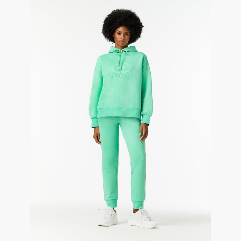 Goldbergh HARVARD Hoodie Grün | FZAXTW085