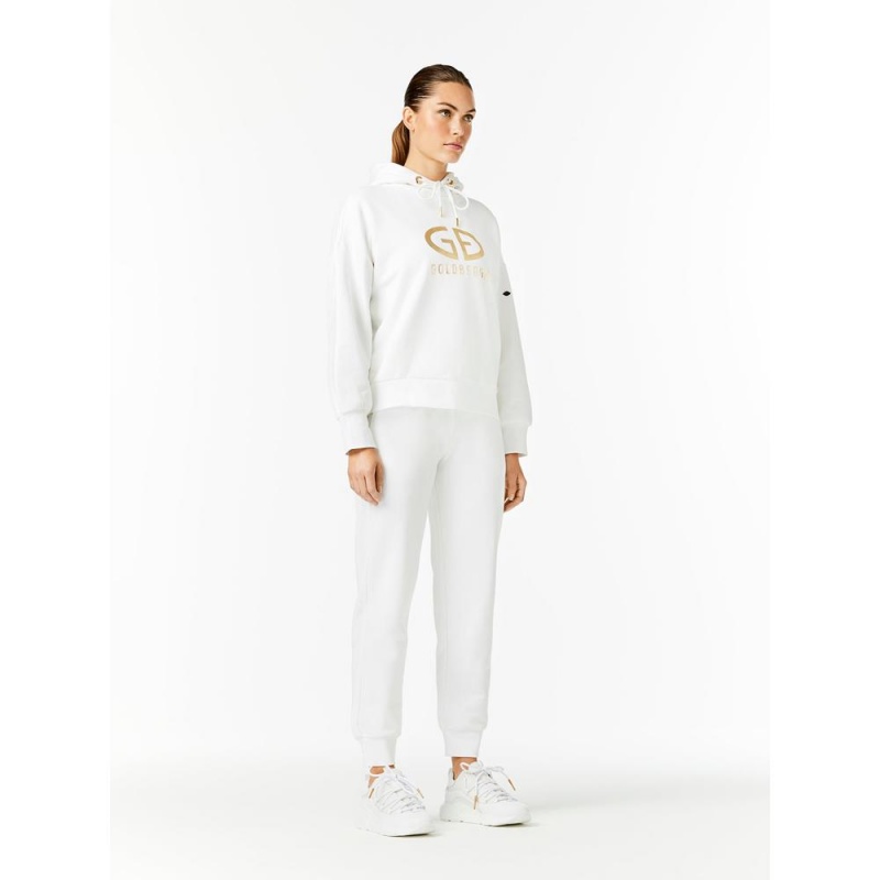Goldbergh HARVARD Hoodie Weiß | SRENJP678