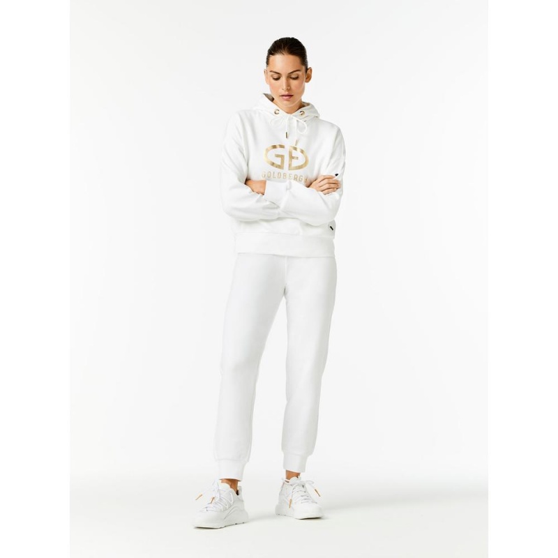 Goldbergh HARVARD Hoodie Weiß | SRENJP678