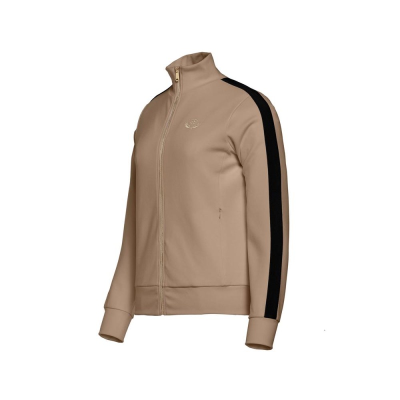 Goldbergh IONE track Jacke Braun | LIJEDZ945