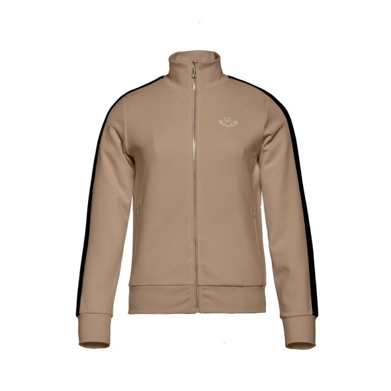 Goldbergh IONE track Jacke Braun | LIJEDZ945