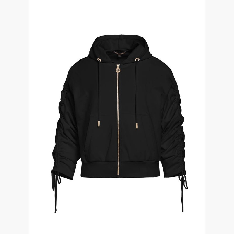 Goldbergh JAZLYN hooded cardigan Jacke Schwarz | WSMNCZ689