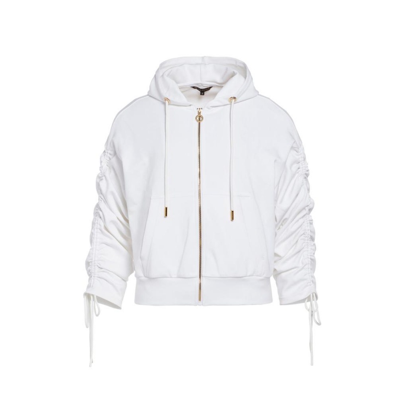 Goldbergh JAZLYN hooded cardigan Jacke Weiß | JWNVZI126