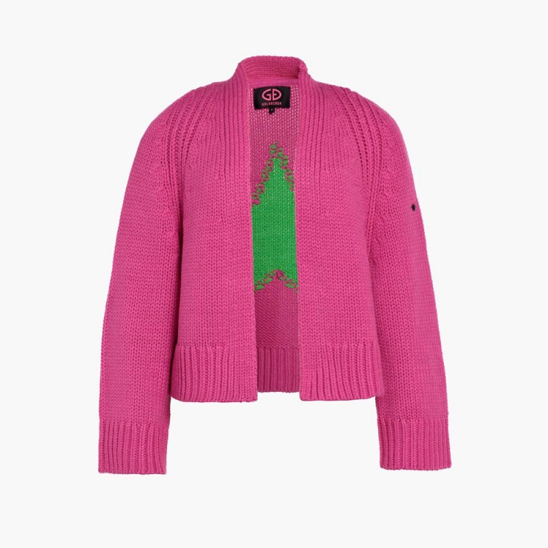 Goldbergh JOLIE knit cardigan Ski Pullover Rosa | IMWGTD751