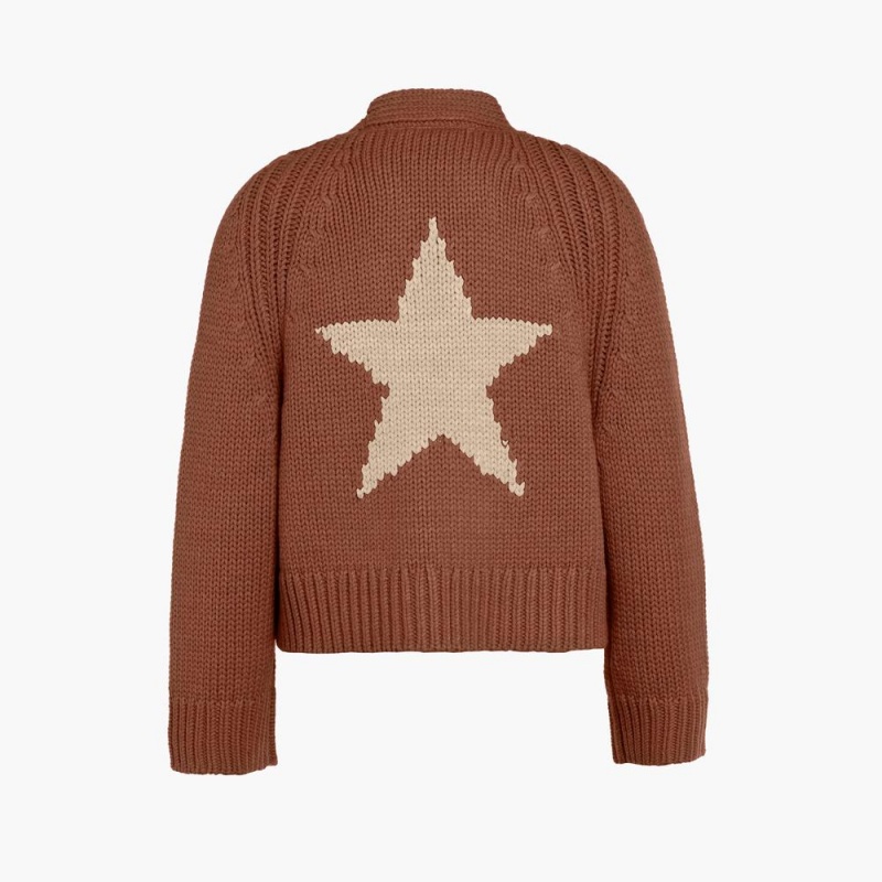 Goldbergh JOLIE knit cardigan Ski Pullover Beige | BOSIWR963
