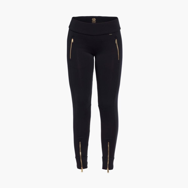 Goldbergh LIGHT knit Hose Schwarz | TGOFLC439