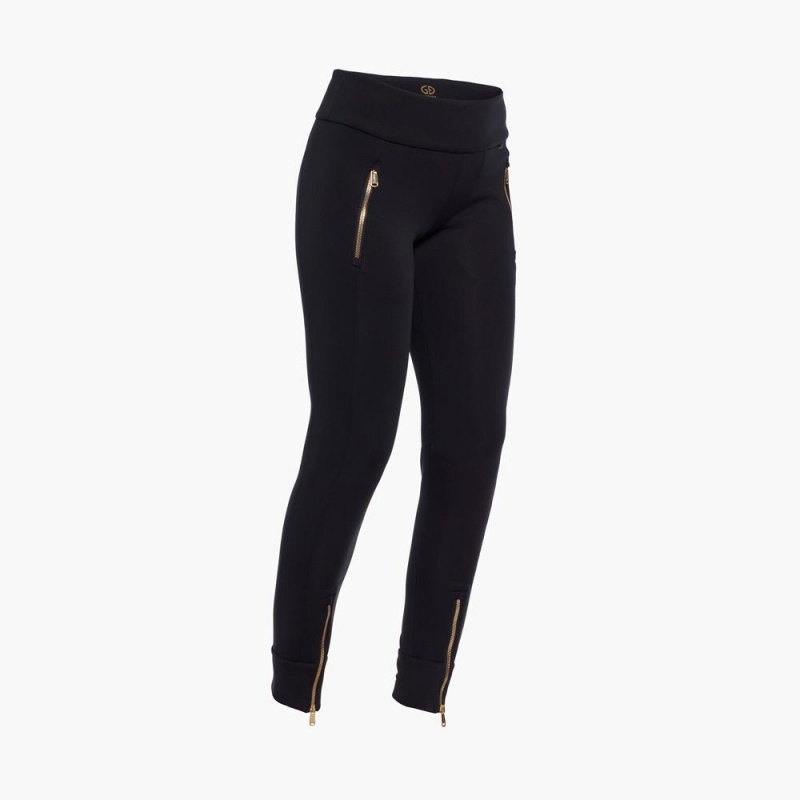 Goldbergh LIGHT knit Hose Schwarz | TGOFLC439