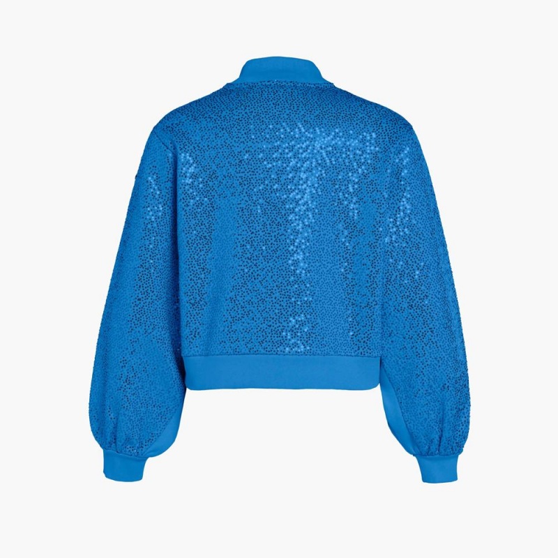 Goldbergh LOLA round neck Ski Pullover Blau | JDWHYZ834