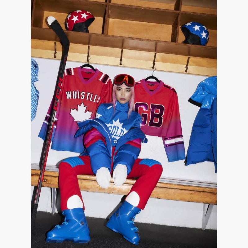Goldbergh MAPLE LEAF Ski Pully Blau | WVIEHP508