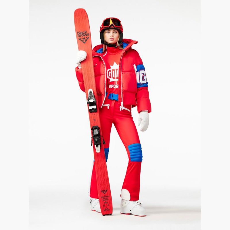 Goldbergh MAPLE LEAF Ski Pully Rot | TWLPSZ870