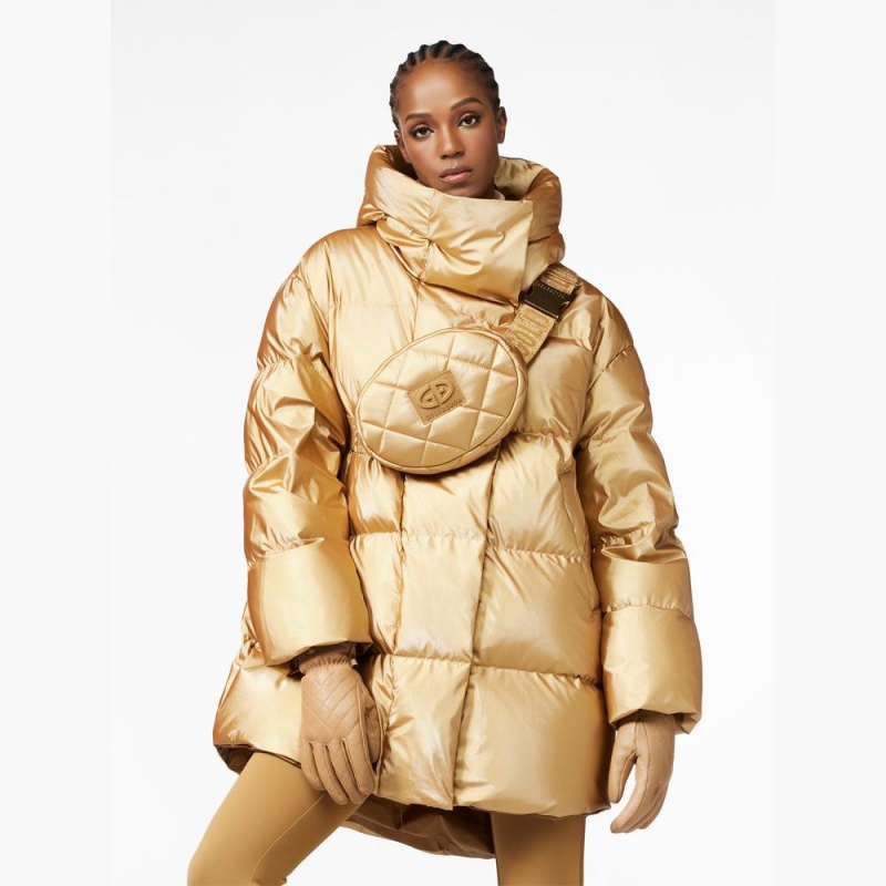 Goldbergh METALLIC Jacke Gold | WVMDCK408