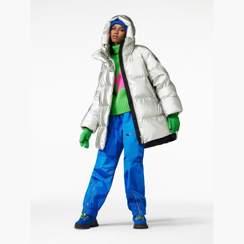 Goldbergh METALLIC Jacke Silber | CKWMJA487