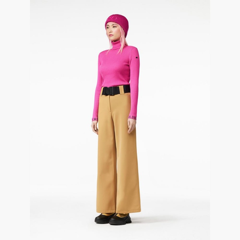 Goldbergh MIRA long sleeve knit Ski Pullover Rosa | TKWULE203