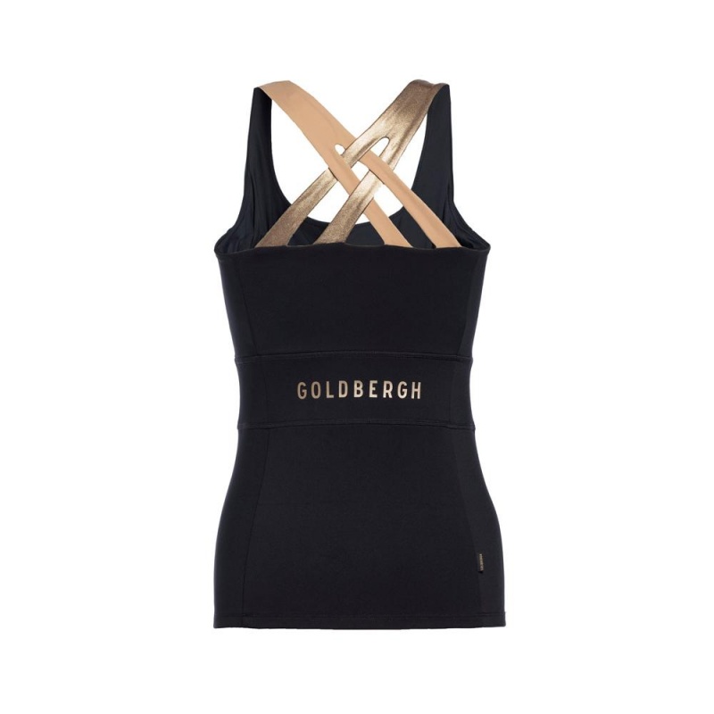Goldbergh Manhattan Tanktop Gold | ZQFMTG537