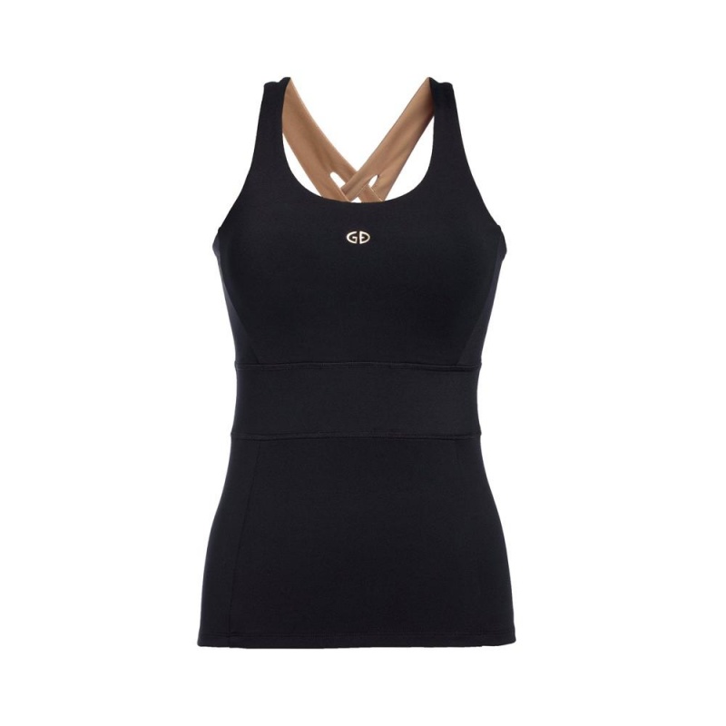 Goldbergh Manhattan Tanktop Gold | ZQFMTG537