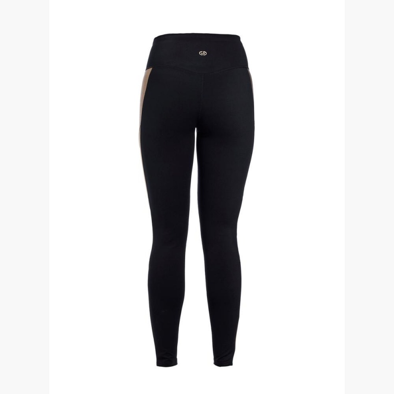 Goldbergh Mosaic Leggings Gold | DUFVMT581