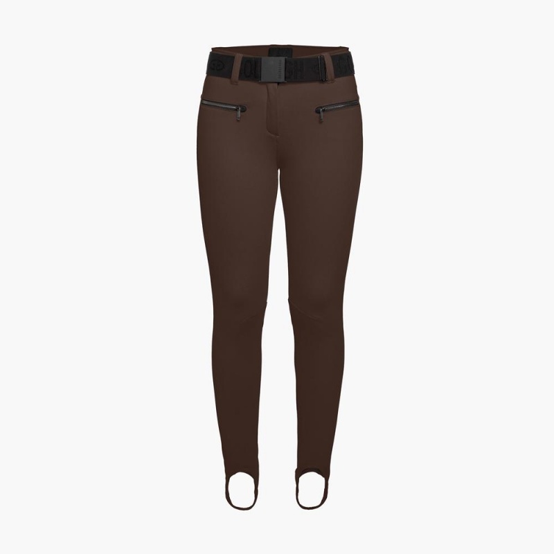 Goldbergh PARIS long Skihose Dunkelbraun | KCMVLY178