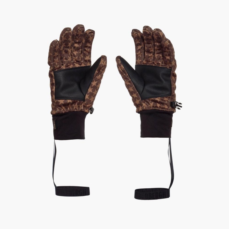 Goldbergh POLARIS Ski Handschuhe Dunkelbraun | CXNLHO208